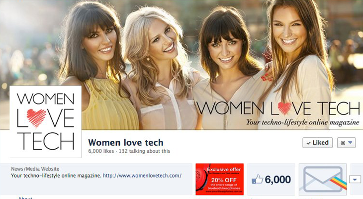 6000 followers on Women Love Tech FB